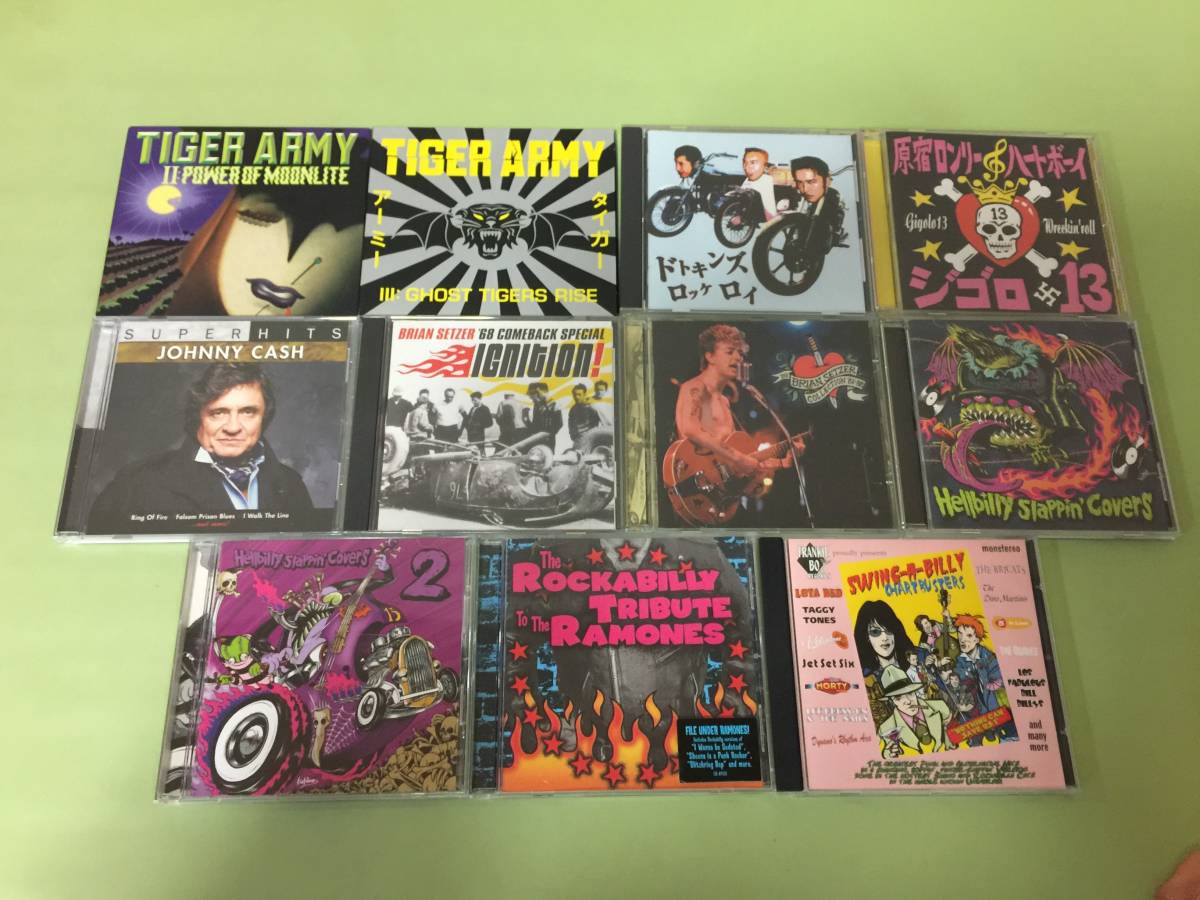 □洋楽邦楽ロカビリー・サイコビリー色々11枚セット□Brian Setzer 