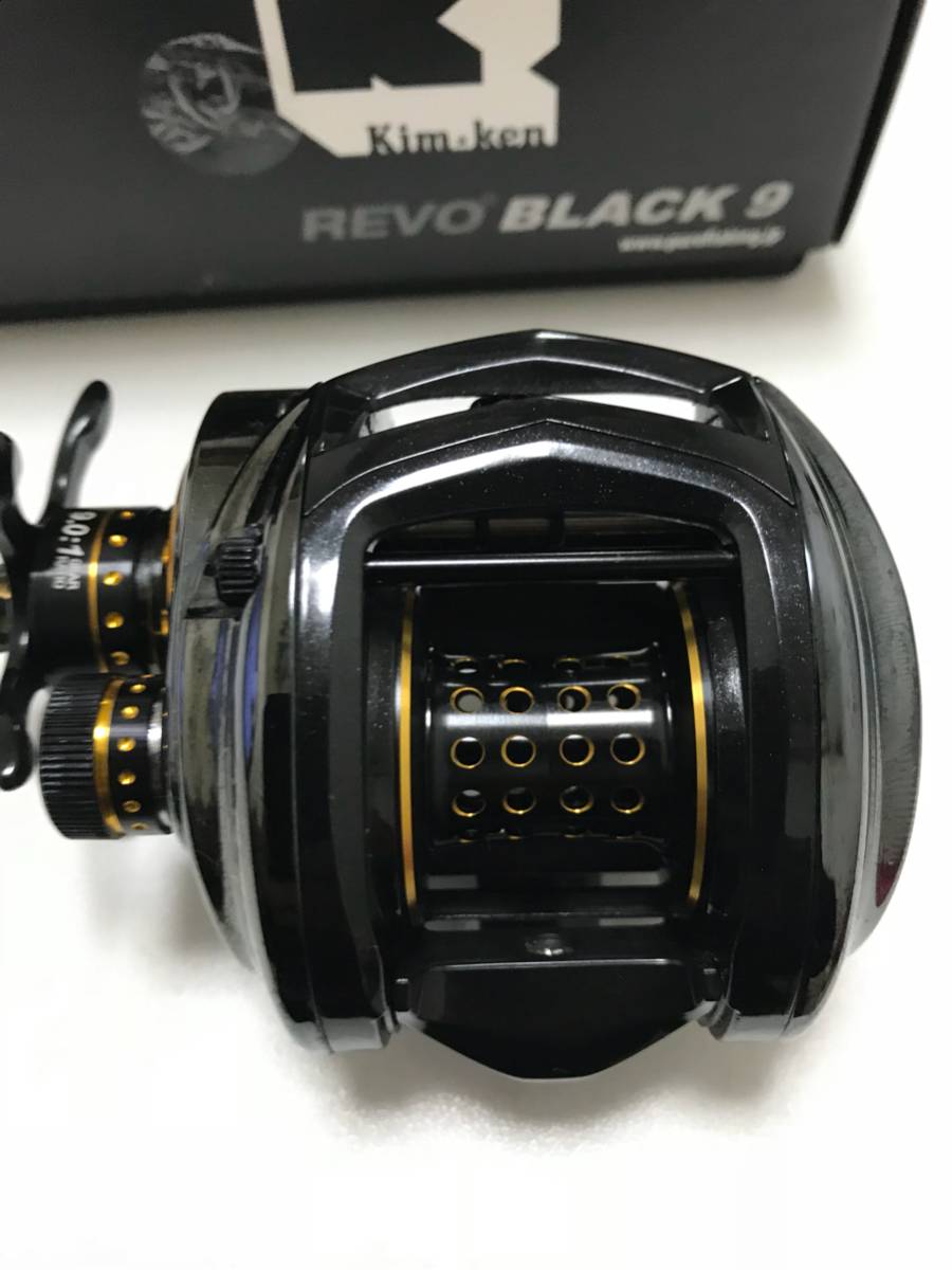 アブガルシア レボ ブラック9 左 ハンドル無し 送料無料