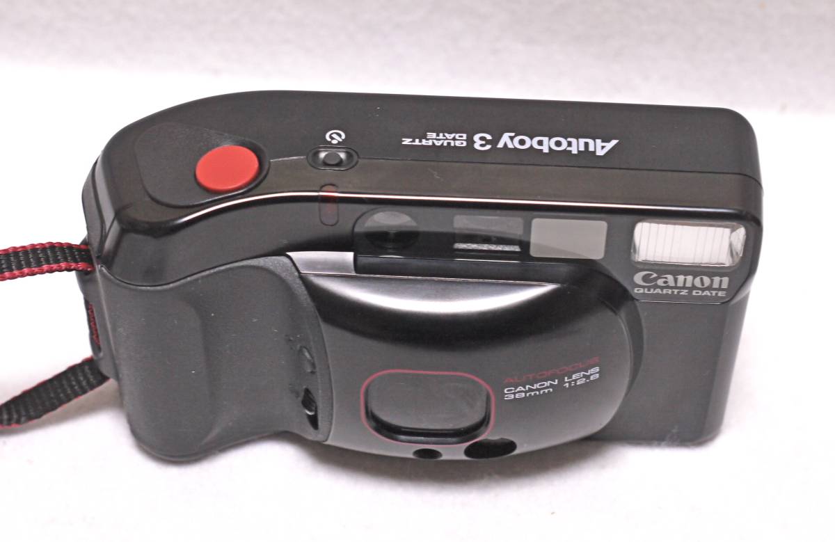 Canon Autoboy 3 Quartz Date ケース付 動作品 フィルムカメラ 家電
