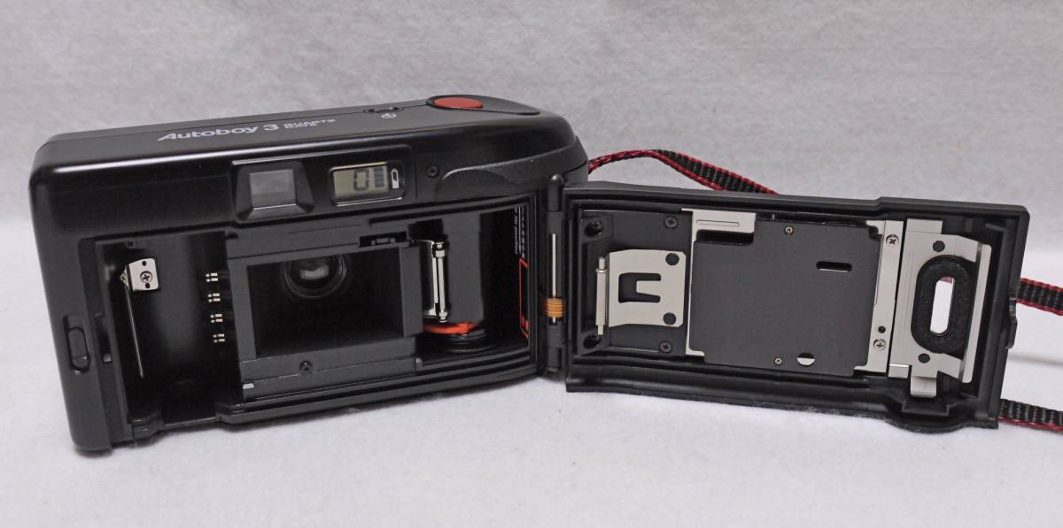 【美品・付属品完備】Canon Autoboy 3 QUARTZ DATE Canon Autoboy 3 Quartz Date ケース付 動作品 フィルムカメラ 家電
