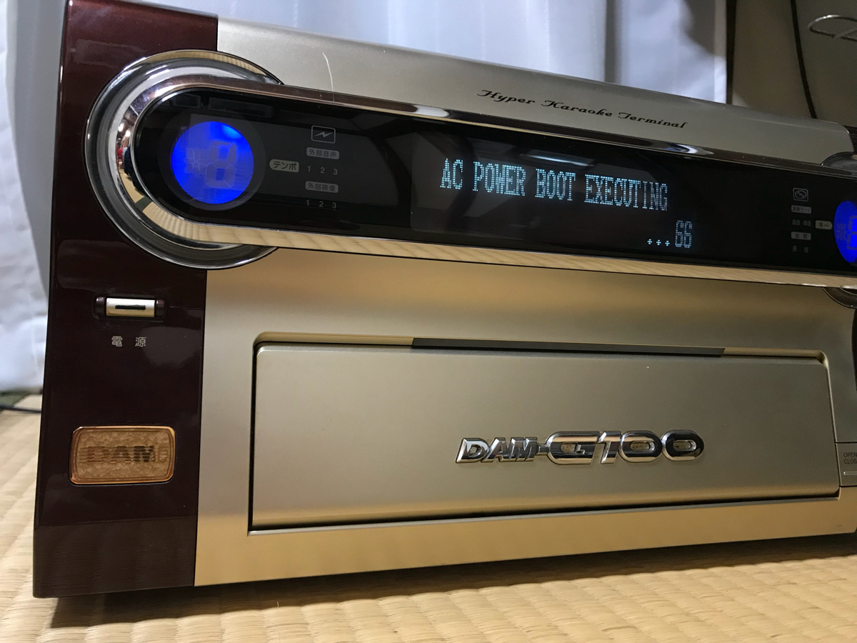 安定の 機種 DAM G100 2分待ち家庭 趣味も本格的 カラオケ