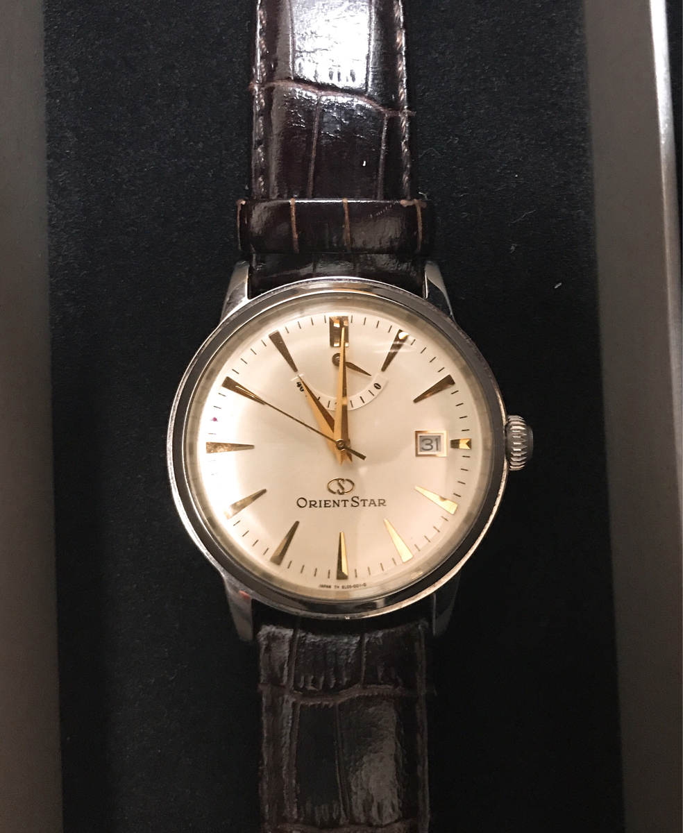 【美品】オリエントスター ORIENT STAR 腕時計 メンズ 自動巻き クラシック WZ0271EL