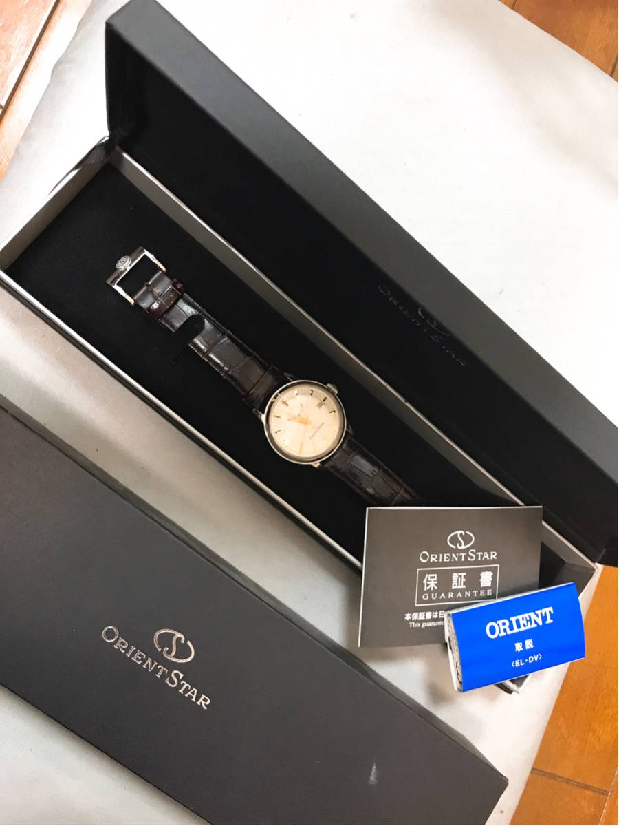 【美品】オリエントスター ORIENT STAR 腕時計 メンズ 自動巻き クラシック WZ0271EL
