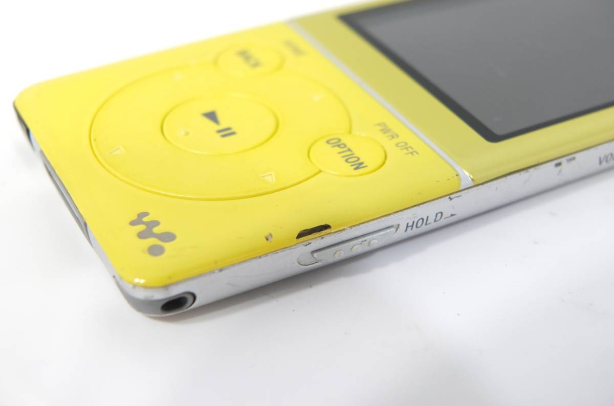 SONY WALKMAN NW-S775 イエロー16GB 動作品 【z00942】 SONY NW-S775
