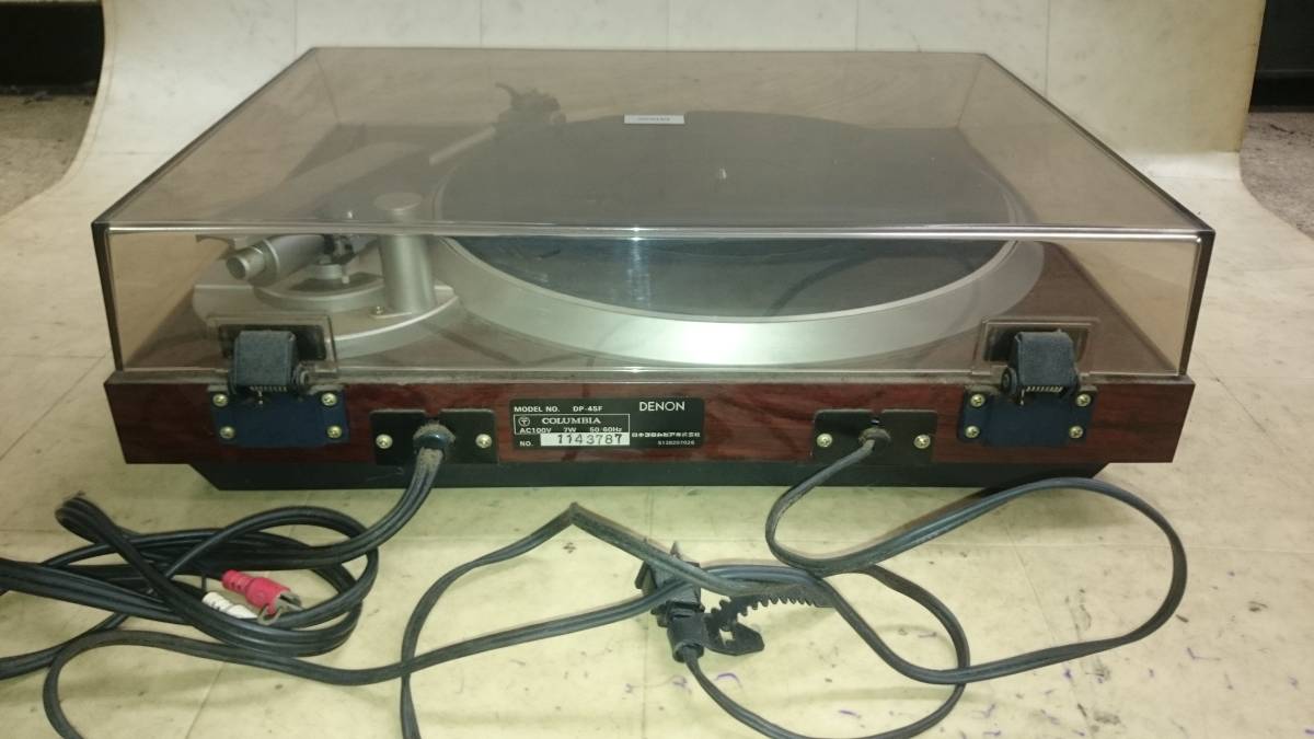 DENON ◇ デノン DENON レコードプレーヤー DP-45F 中古 ジャンク扱い DENON ◇ デノン DENON レコードプレーヤー DP-45F 中古 ジャンク扱い