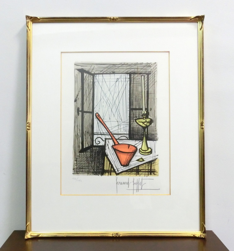 20世紀最後の巨匠 ベルナール・ビュッフェ リトグラフ 【1910