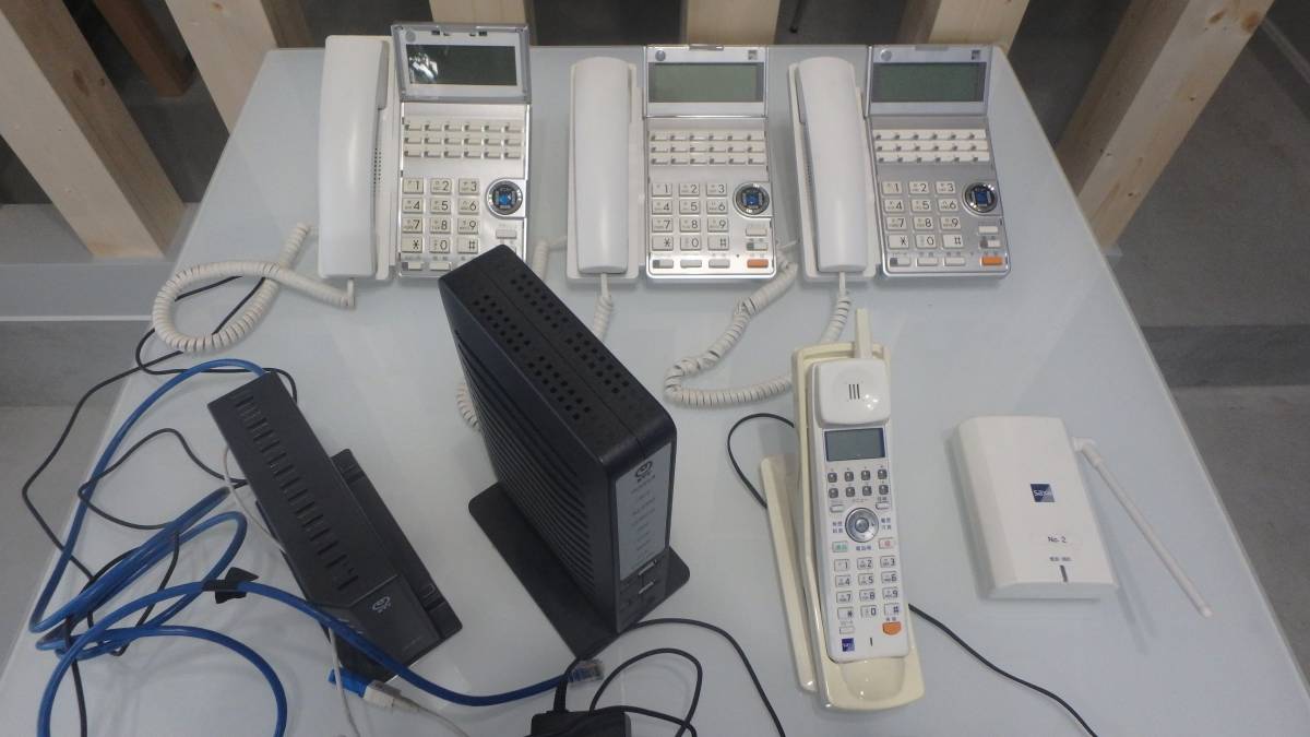 サクサ/ビジネスフォンセット/HM700主装置/TD6153台/コードレス　売切り