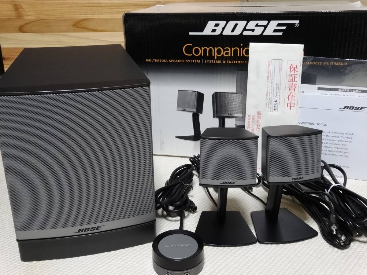 BOSE， マイクロキューブスピーカー， 中古 BOSE Companion 0 Y6835508