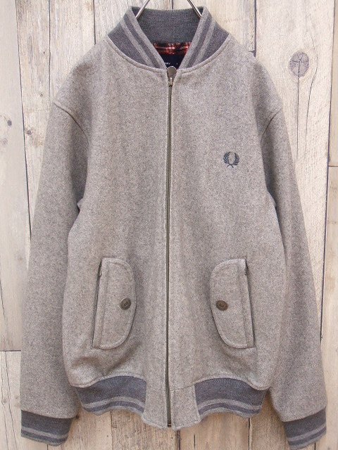 7-1119A◎FRED PERRY/ウールブルゾン/ジャケット/フレッドペリー/S/62467/M55574