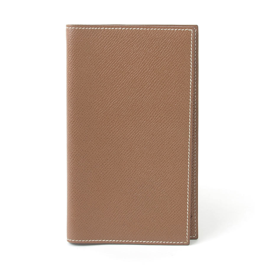 HERMES エルメス 手帳カバー アジェンダヴィジョン レザー ブラウン系 y12736