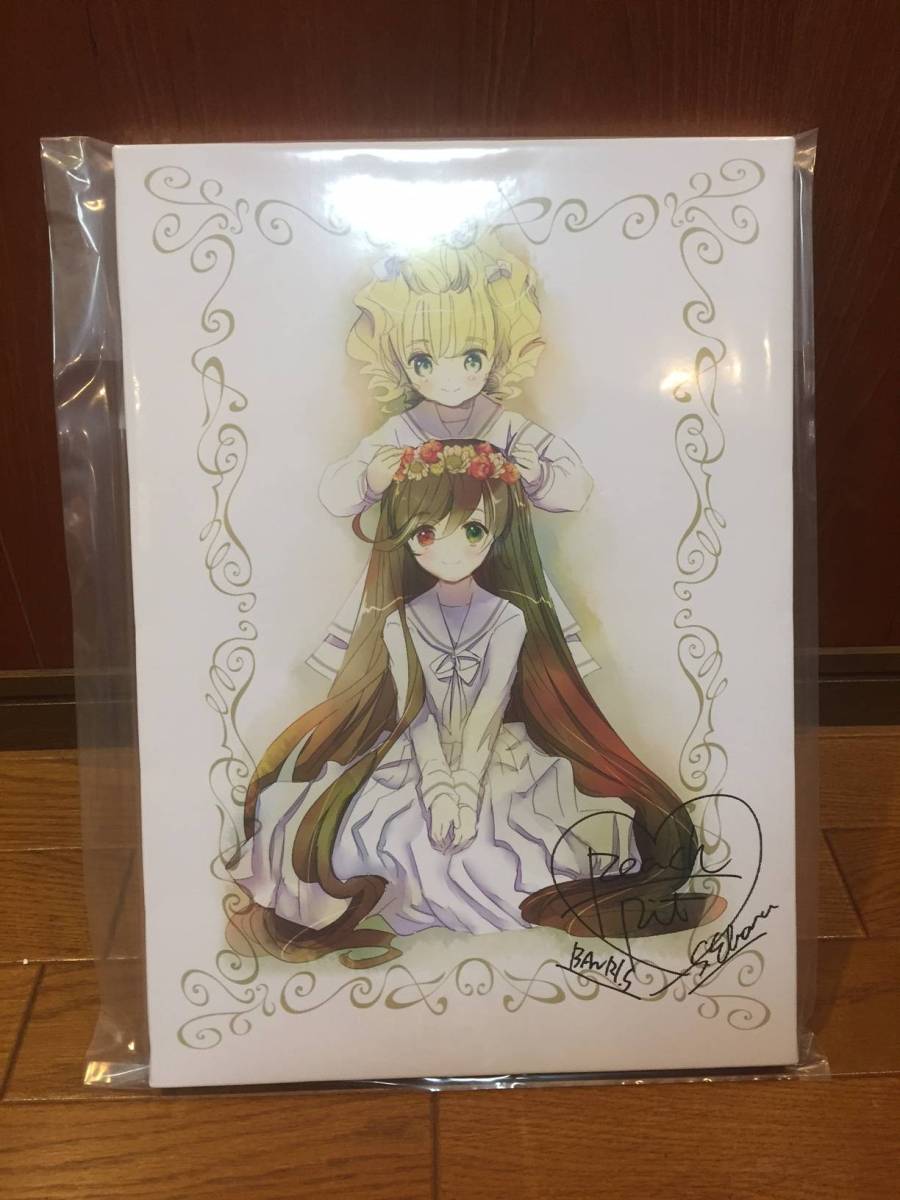 ローゼンメイデン0展 限定10部 直筆サイン入り 複製原画 キャンバス