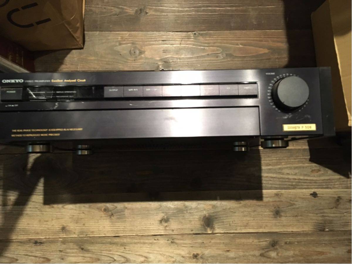 中古 ONKYO Integra A-927 プリメインアンプ ゴールド系N2211362
