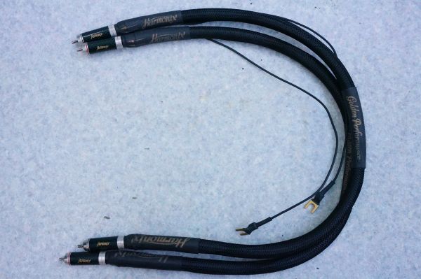 [W13206] Harmonix RCAケーブル HS-101-GP 約0.7m 中古品