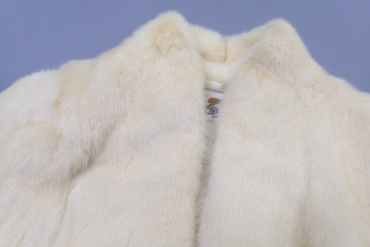 美品◇SAGA MINK×KOPENHAGEN サガ パールミンク ポンチョ ケープ 