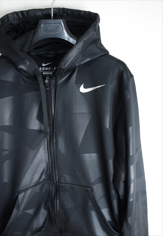 NIKE THERMA-FIT サーマ フーディ ナイキ パーカー スウェット M ブラック