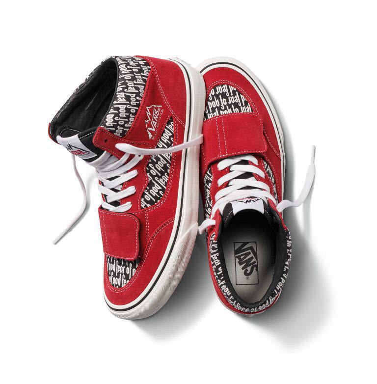 新作入荷，新作 国内正規 26.5cm US8.5 VANS &times; F.O.G. Mountain Edition 35 DX バンズ FEAR OF GOD VN0A3MQ4PQP FOG Red 赤 マウンテン red print(26.5cm)｜売買されたオークション情報、yahooの商品情報をアーカイブ公開 - オークファ 26.5cm