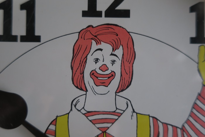 レア！ 1978年 ロナルドマクドナルド ウオールクロック 時計 アメトイ