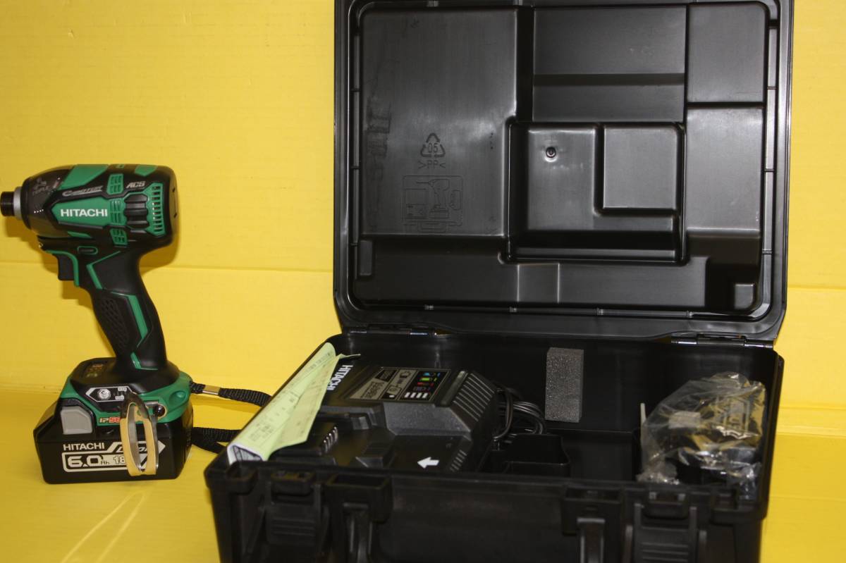 D104[08] HITACHI WH 18DDL2 インパクトドライバ 美品