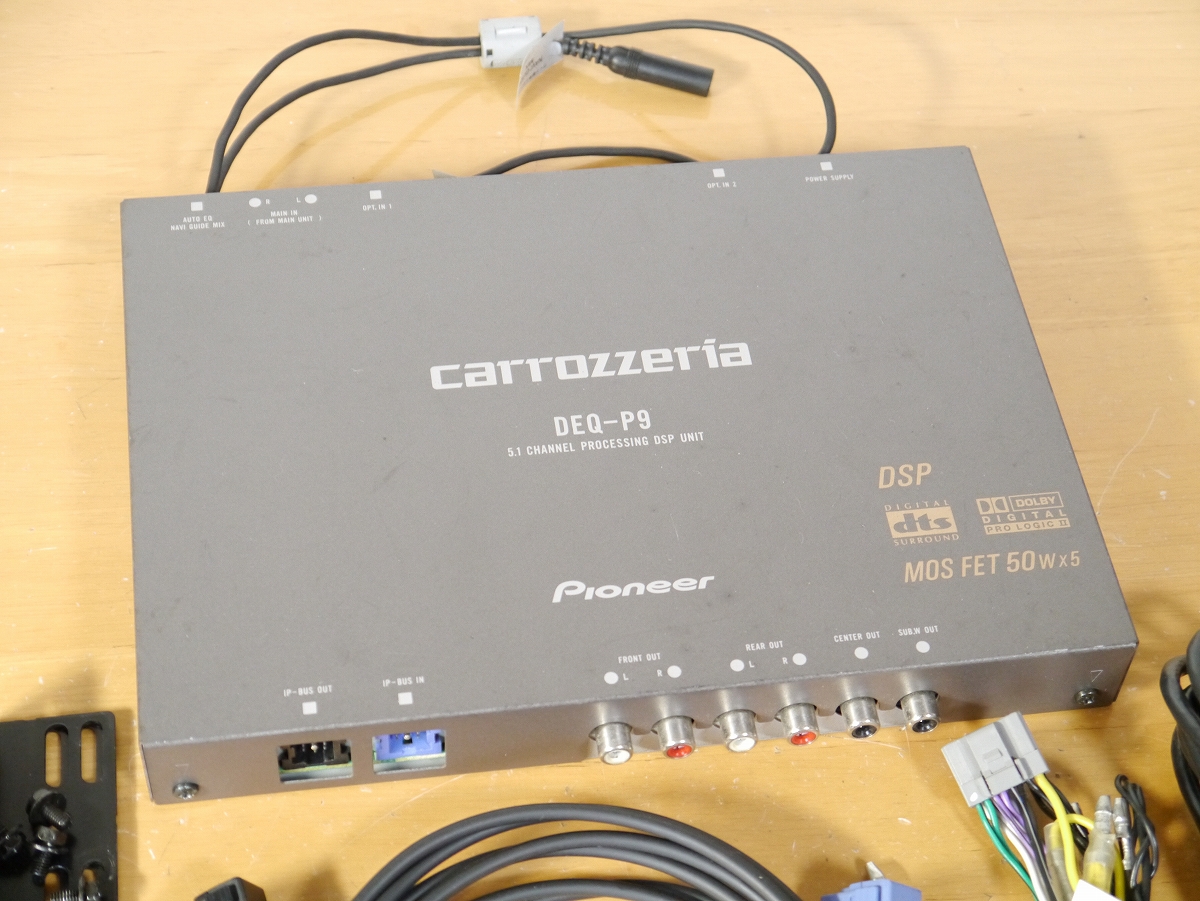 カロッツェリア DEQ-P9 光ケーブル/CD-DD25 5.1cnアンプ carrozzeria1128