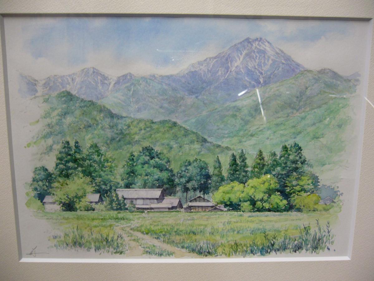 野村重存 水彩画 「安曇野」 プレバト 風景画 (自然、風景画)｜売買