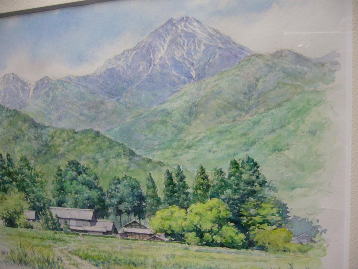 野村重存 水彩画 「安曇野」 プレバト 風景画 (自然、風景画)｜売買