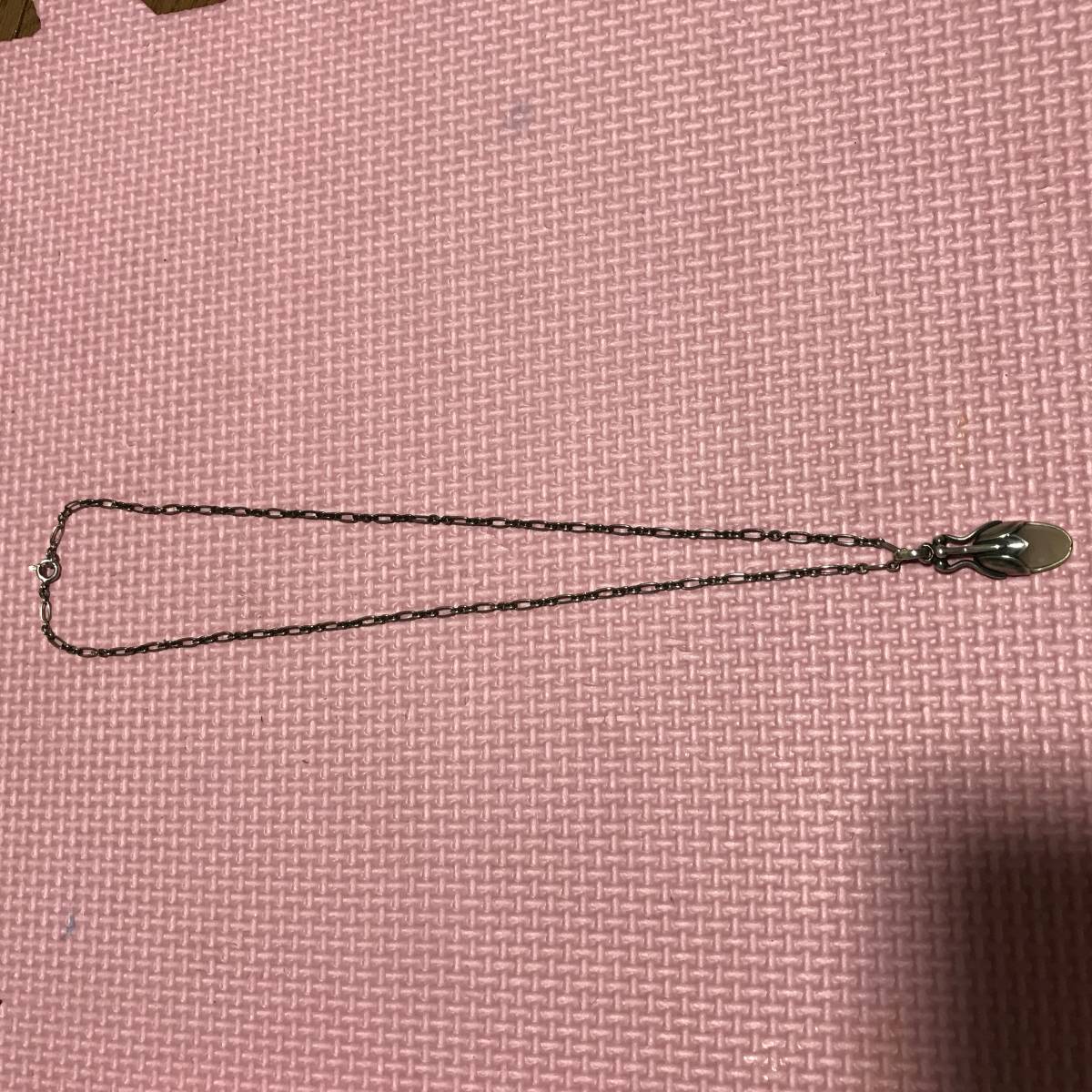 USED ジョージジェンセン イヤーペンダント 2011年 薄ピンク 石入り 約10g