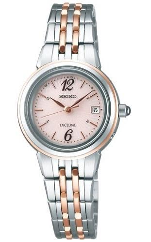 即決★エクセリーヌ ソーラー電波時計 SWCW056 118，800 新品