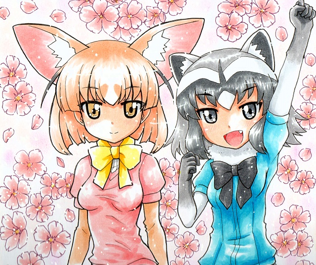 アライさん フェネック けものフレンズ けもフレ イラスト色紙 手描きイラスト 売買されたオークション情報 Yahooの商品情報をアーカイブ公開 オークファン Aucfan Com