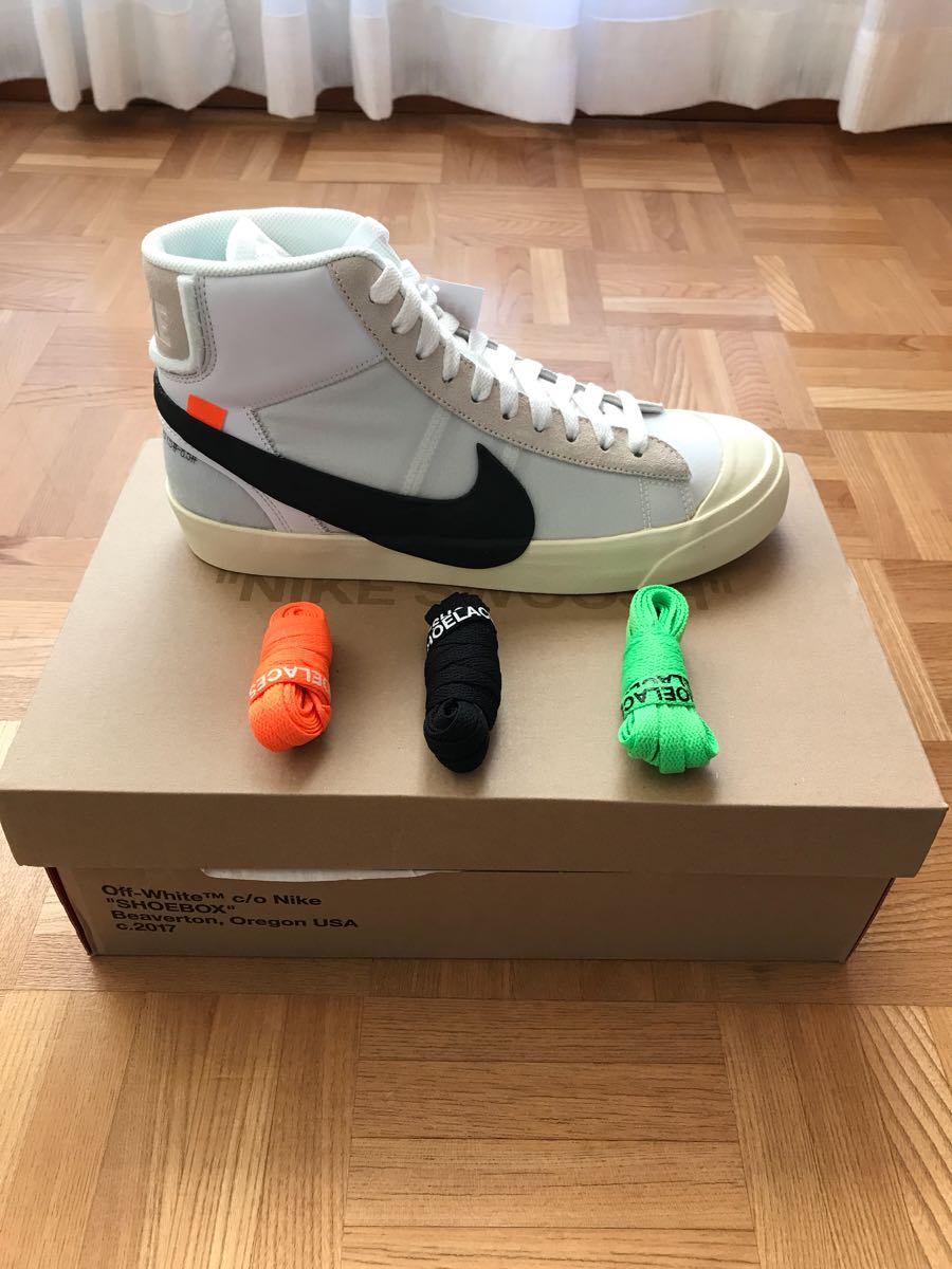 ナイキ nike オフホワイト off white 25.5 BLAZER ブレーザー aj1 the TEN
