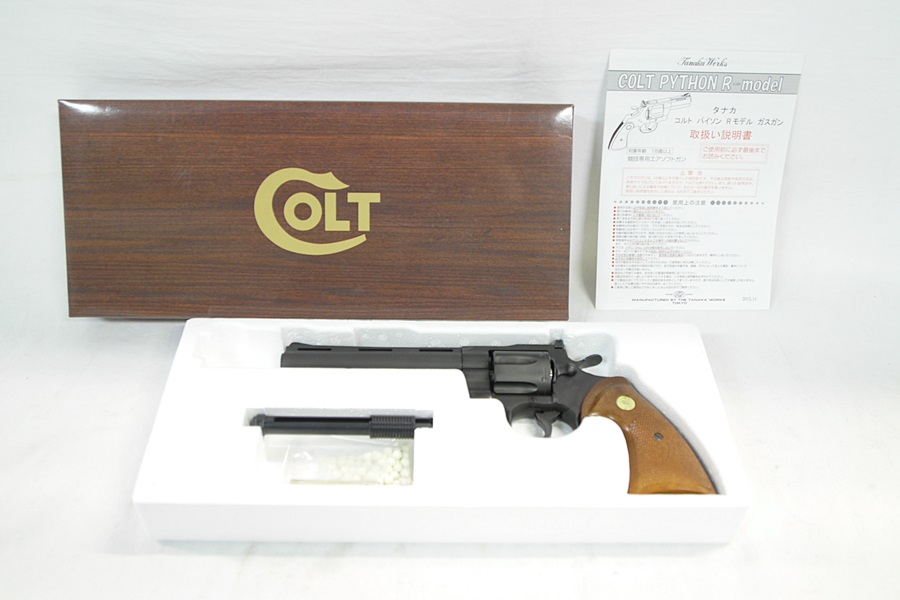 東京)タナカ コルトパイソン357 6インチ　HW　Rモデル　ガスリボルバー