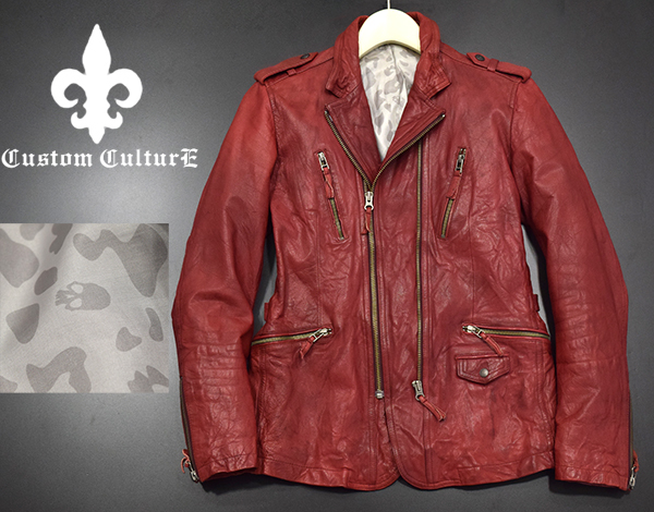 定価5万円 カスタムカルチャー【CUSTOM CULTURE】山羊革 ゴートスキン 