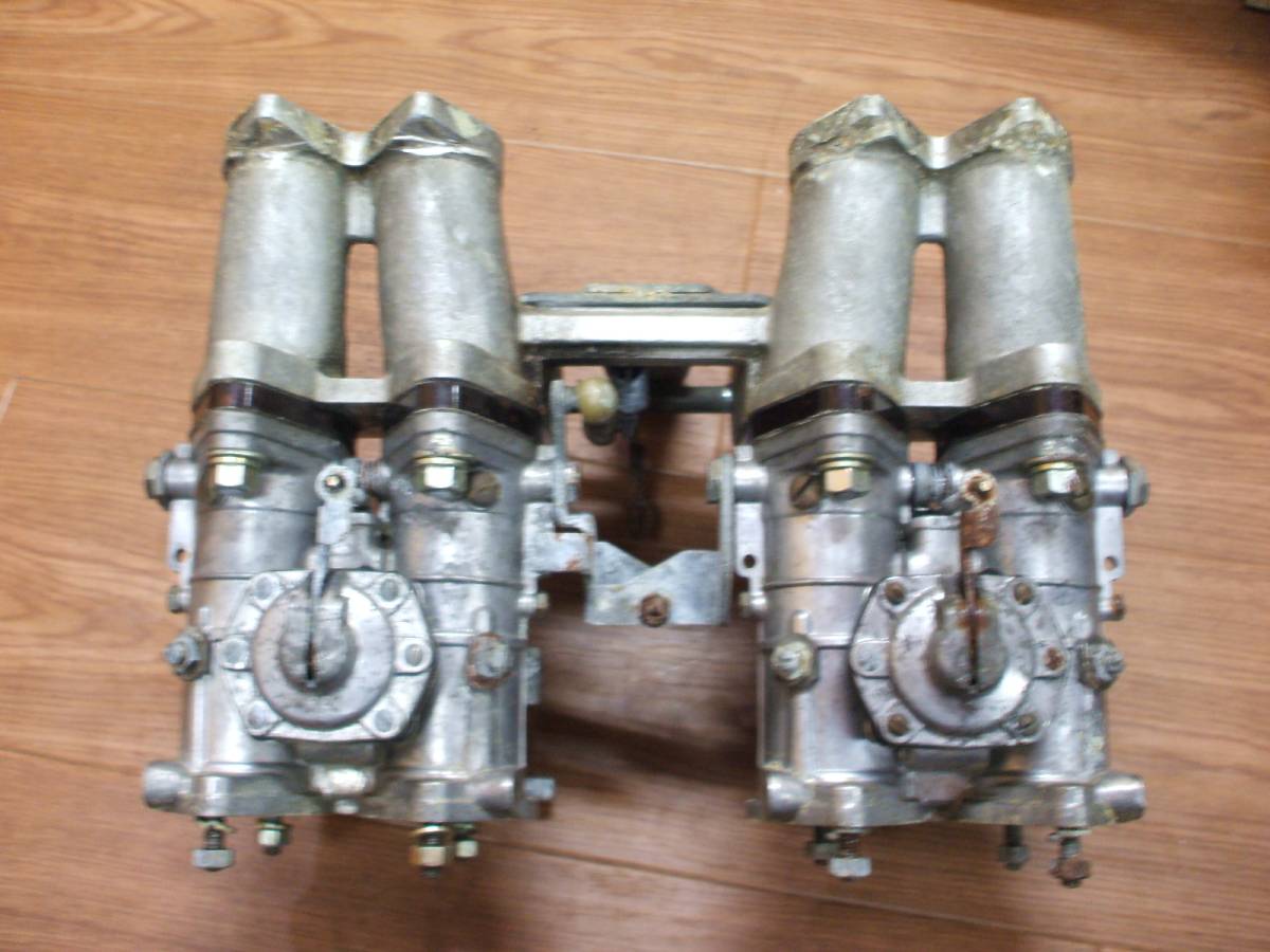 SOLEX 40Φ 旧車 日産 A型エンジン インマニ付き！ 日産A型