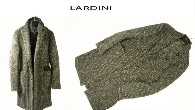１４、５万/ 2017~18 AW LARDINI ラルディーニ 新素材New”プークレ”スポルヴェリーノ 秋冬コート/50~52