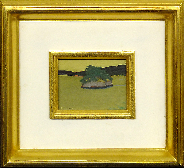 【GLC】小野彦三郎 「松島」 ◆高島屋取扱・ミニアチュール 元日展依嘱 師：大久保作次郎 宮崎県出身 成行!