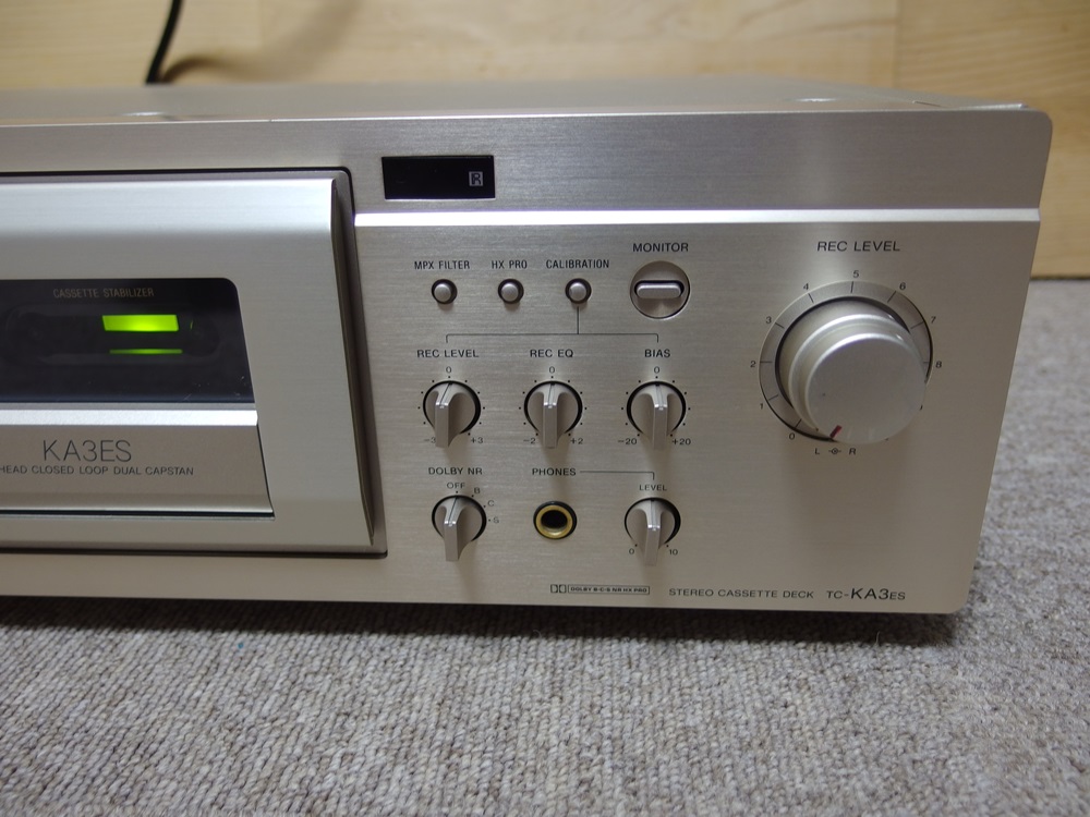 Sony カセットデッキ TC-KA3ES リモコン(RM-J701)付き - 【メンテ済み