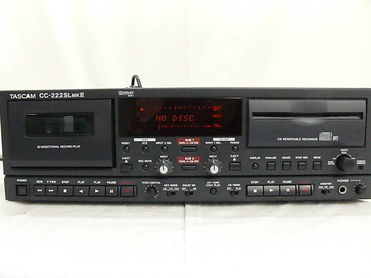 TASCAM (日本) タスカム 業務用 CDプレーヤー CDレコーダー 動作品