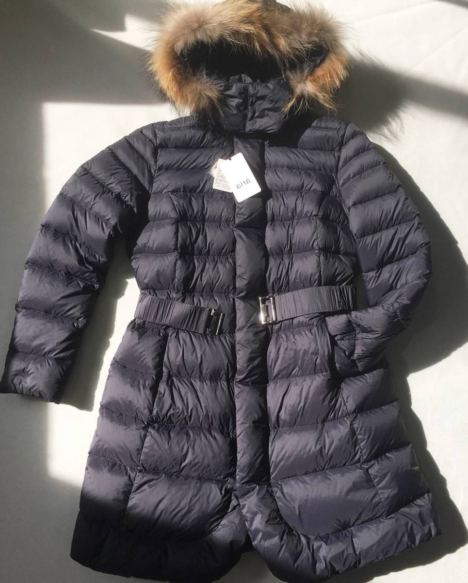 ☆新品・未使用☆ボリュームリアルファー軽量ダウン イタリア風 