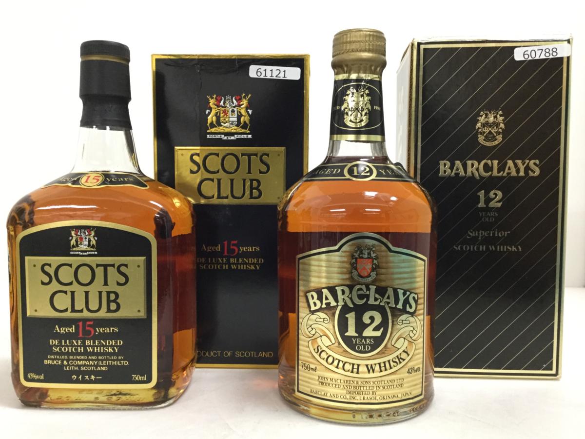 古酒☆スコッチウイスキー 6本セット☆【Glenfiddich / SCOTS CLUBなど