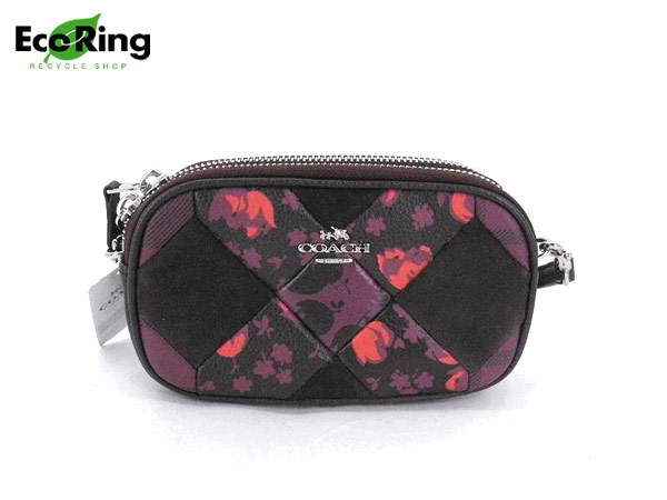 1円 未使用 コーチ レザー ミニショルダーバッグ AQ812