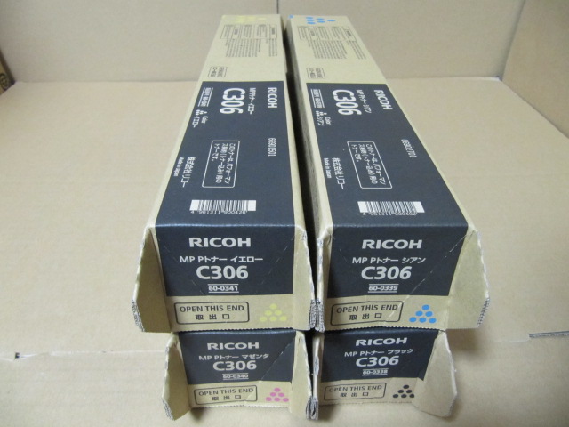 RICOH リコー MP Pトナー C306 4色セット MP Pトナー C306 リコー 4色
