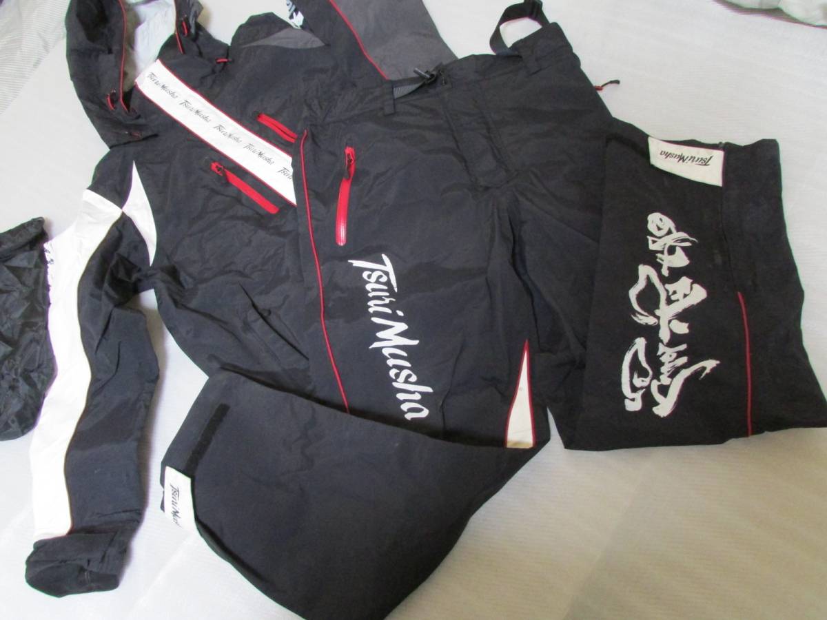 釣武者 2ファイブイレブン レインウェア サイズM