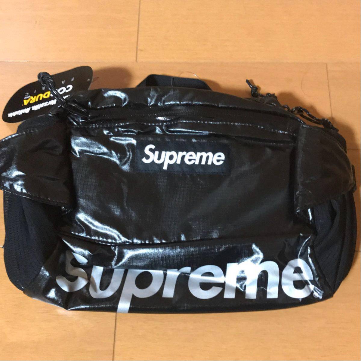 SUPREME 17AW Waist Bag ウエストバック BLACK ブラック シュプリーム