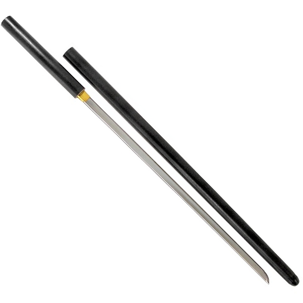 座頭市仕込み杖 丸黒石目鞘 ZT-7 模造刀 【公式通販】