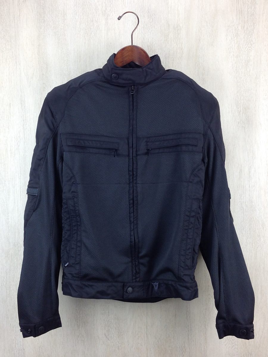 DAiNESE/ダイネーゼ/メッシュジャケット/48/ナイロン/BLK/バイカージャケット