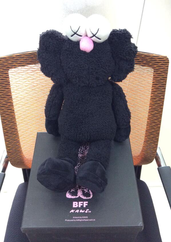 未使用に近い OriginalFake KAWS BFF COMPANION BLACK BFF KAWS