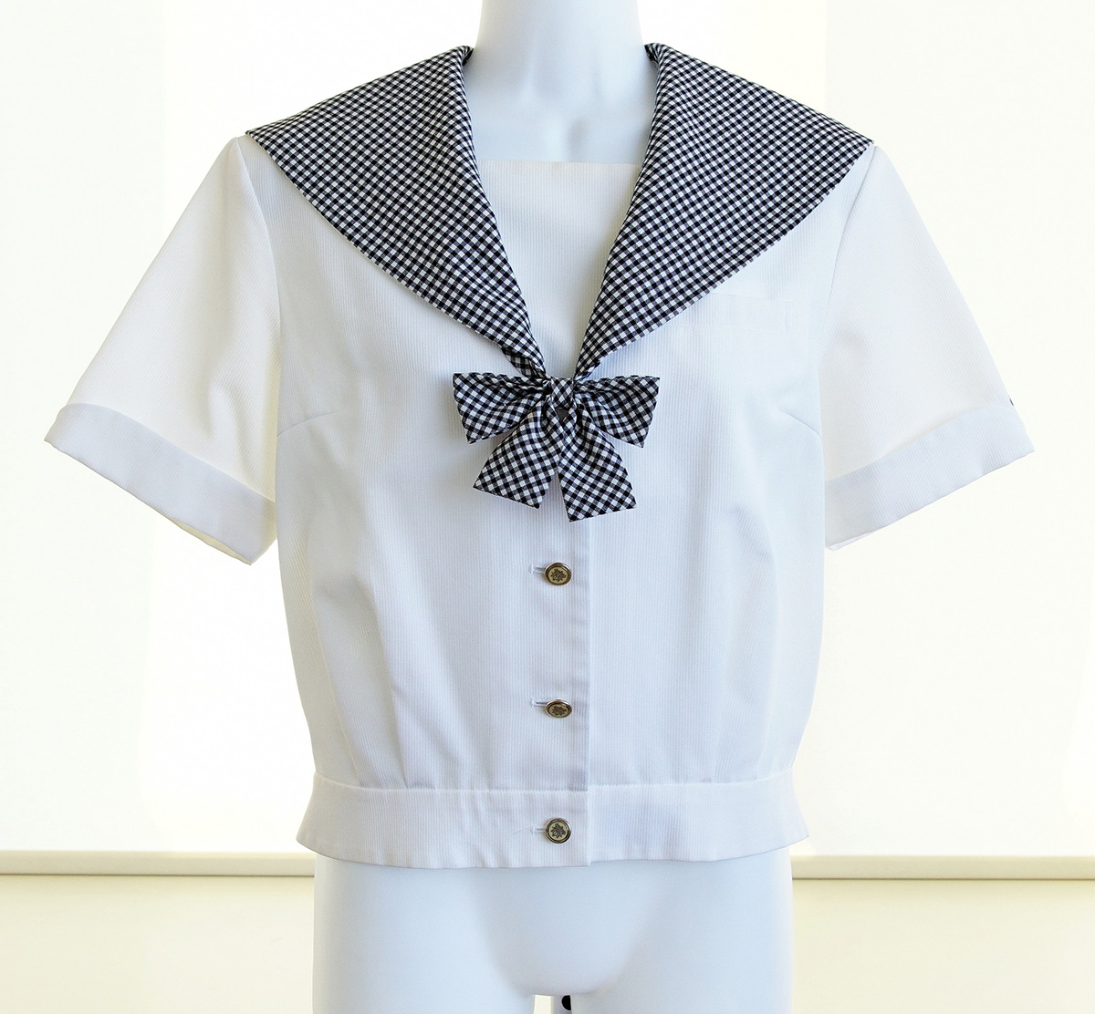 武蔵越生高校 セーラー服 埼玉県 旧制服 小野塚秋良 夏服中間服 白 埼玉