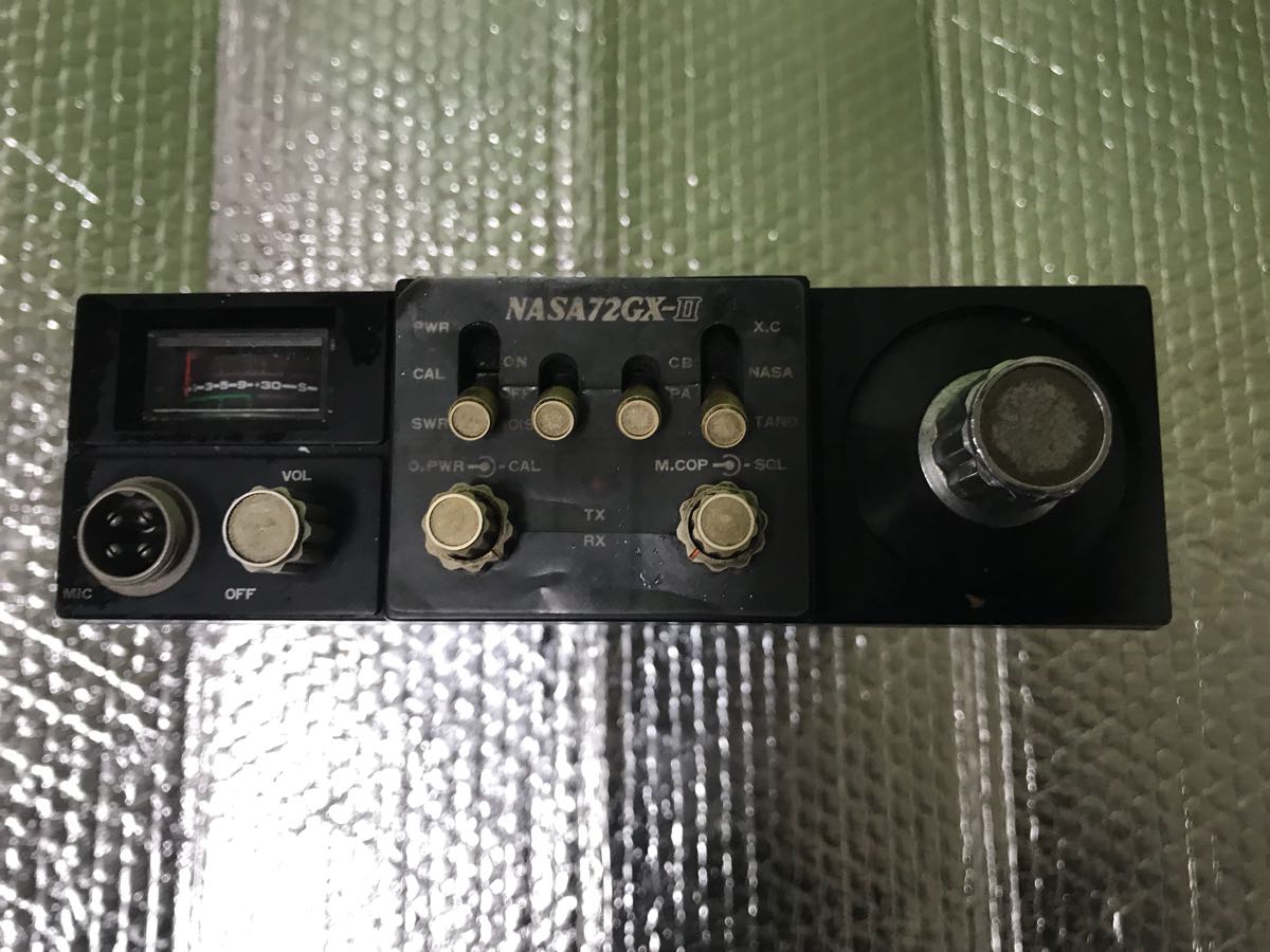 CB無線 NASA72GX-Ⅱ 動作未確認 ジャンク P22 NASA72GX-Ⅱ NASA CB無線