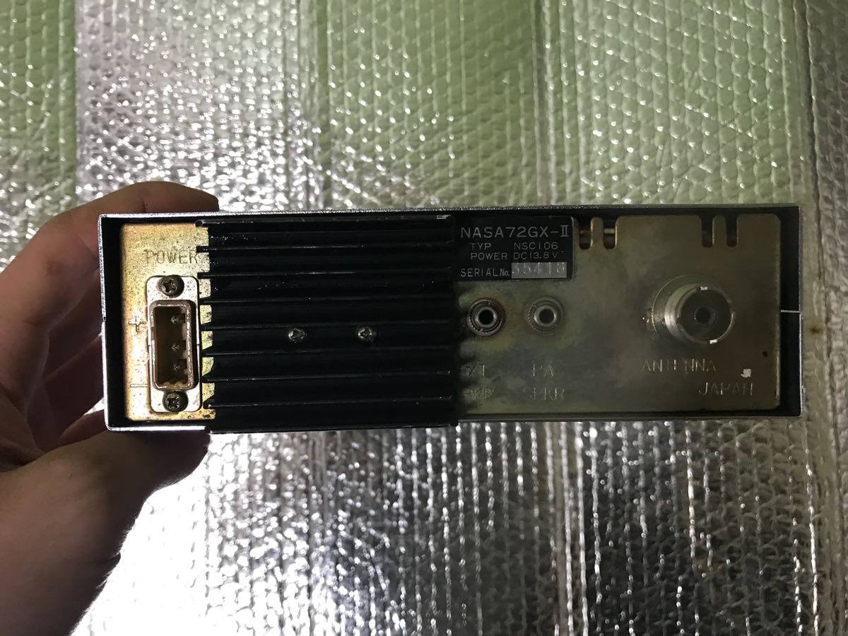 CB無線 NASA72GX-Ⅱ 動作未確認 ジャンク P22 NASA72GX-Ⅱ NASA CB無線