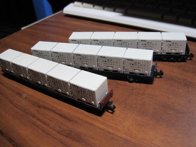 カトー(KATO) 冷蔵コンテナ 3両 コキ10000 コキ5500