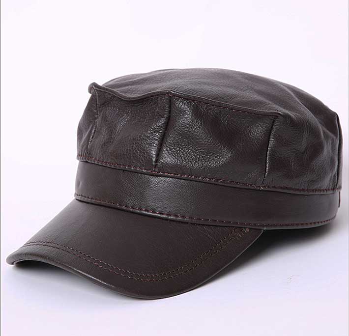 本革 2WAY レザー 牛革 Vintage ワークキャップ メンズ 新品 帽子 7995984 ダークブラウン